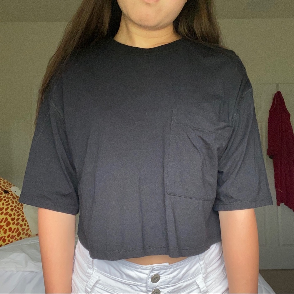 Black SO Crop Top